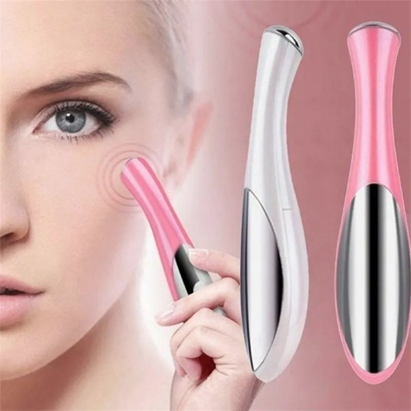 Mini Electric Vibration Eye Face Massager Antiageing Maringle Dark Circle Удаление ручки омоложения красоты кожи инструменты 220630