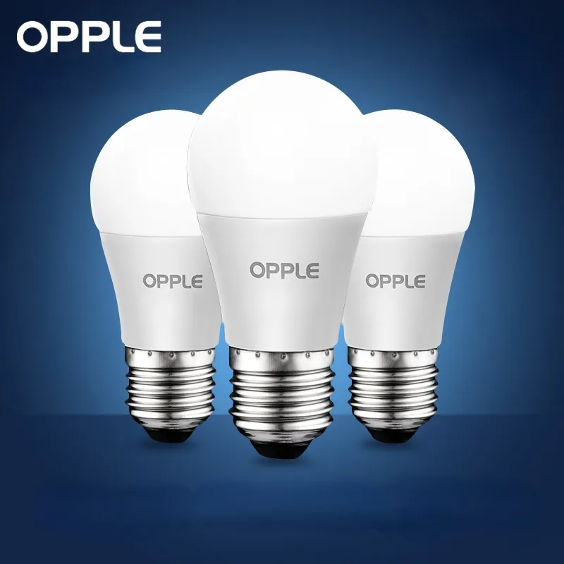 OPPLE LED لمبة EcoMax1 E27 3 واط 9 واط 12 واط 14 واط فم برغي 176 فولت ~ 264 فولت 3000 كيلو 6500 كيلو أبيض دافئ اللون للمنزل غرفة المعيشة ساحة