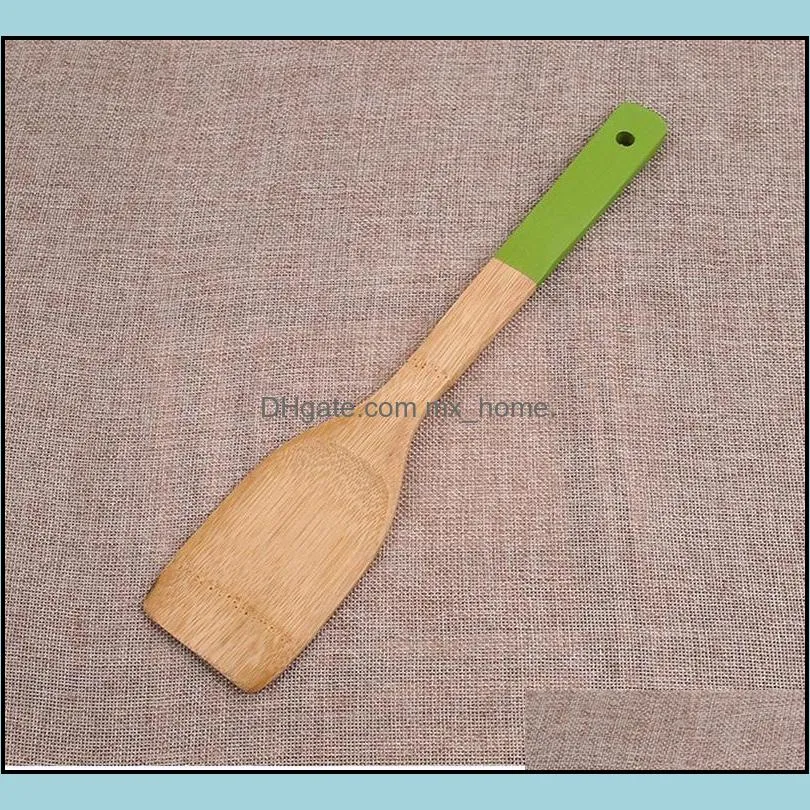 Spatula Colour Bamboo Non Stick Cookware Salad Soup Spoon Natural Bamboo Modern Simplicity Shovel Factory Direct Selling 2 3zz p1