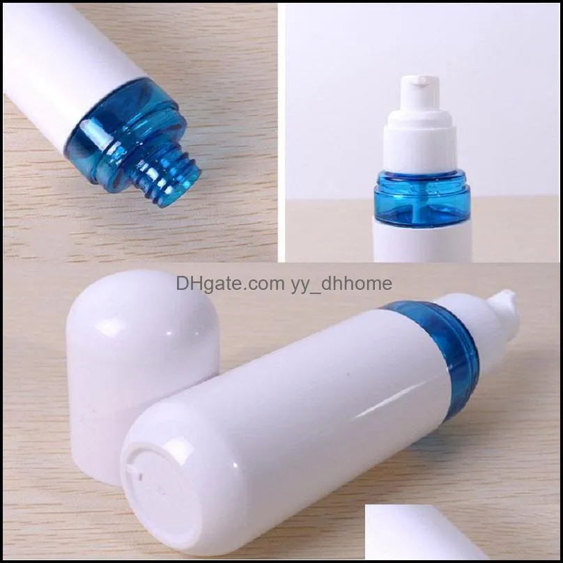 30ml 50ml 70ml 100ml Plastic spray or lotion pump capsule milk bottle cosmetic packaging bottles