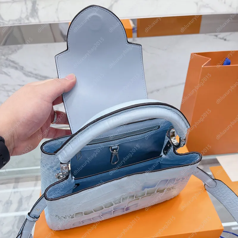 通常配送料無料 2色ワニのトートバッグ高級デザイナーハンドバッグ女性ブランドショルダーバッグオリジナルクロスボディファッションレザートート高品質のハンドバッグを 竜王 アウトレット Skincompanybrasil Com Br