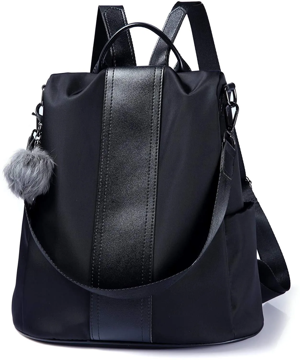 Zaino da donna Borsa da viaggio in nylon impermeabile Zaino antifurto Borsa da viaggio leggera a tracolla