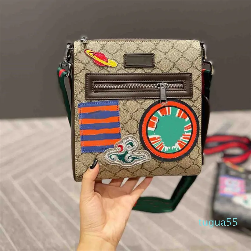Tasarımcılar Messenger çanta fermuar çapraz gövde klasik omuz çanta torbaları tuval tote web kaplan yılan çanta cüzdan çantası