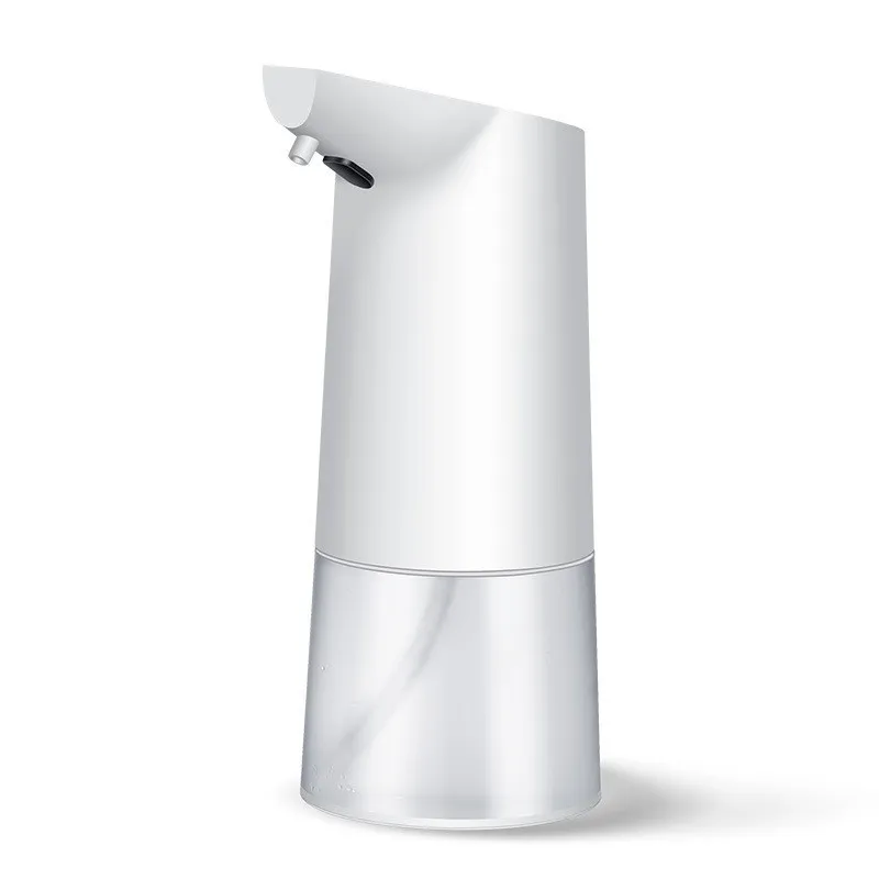 Dispenser automatico di sapone in schiuma portatile con rilevamento a infrarossi per bagno, cucina, balcone est 350 ml, nessun rumore, bassa potenza Y200407