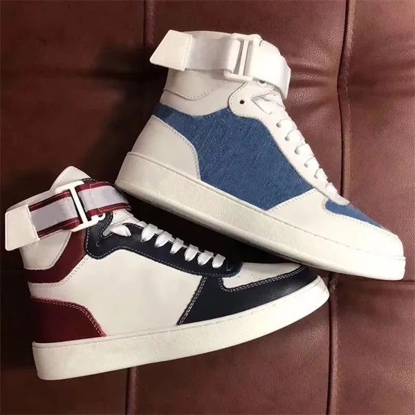 High Top Rivoli Sneaker Boot Lussemburgo Sneakers iridescenti Scarpe firmate Scarpe da ginnastica piatte da donna Scarpe da uomo in vera pelle con scatola NO25