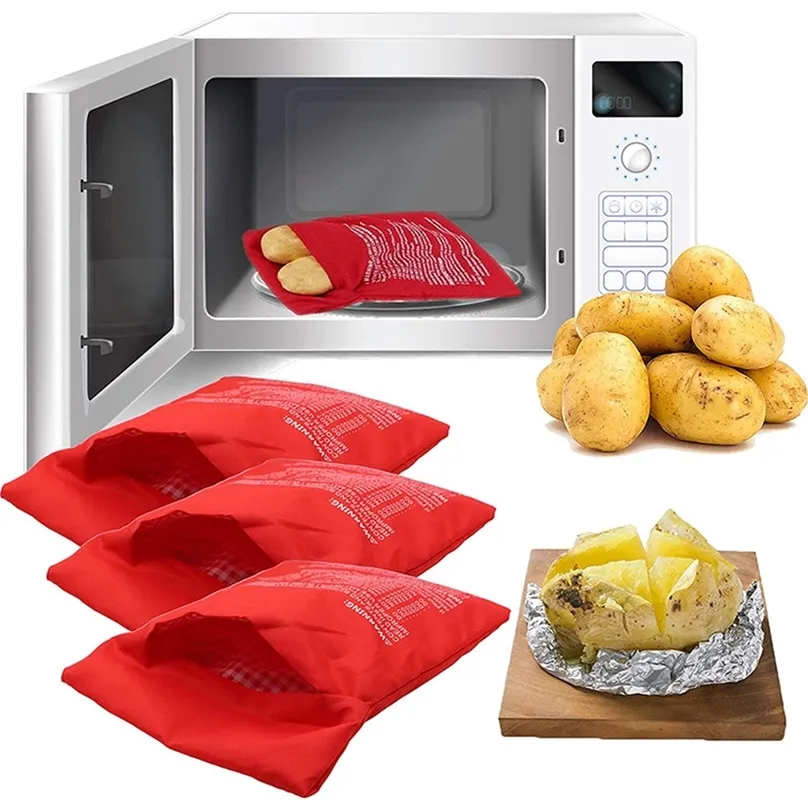 Borsa per fornelli al forno Cottura al forno a microonde Patate Accessori da cucina rapidi e veloci 220618