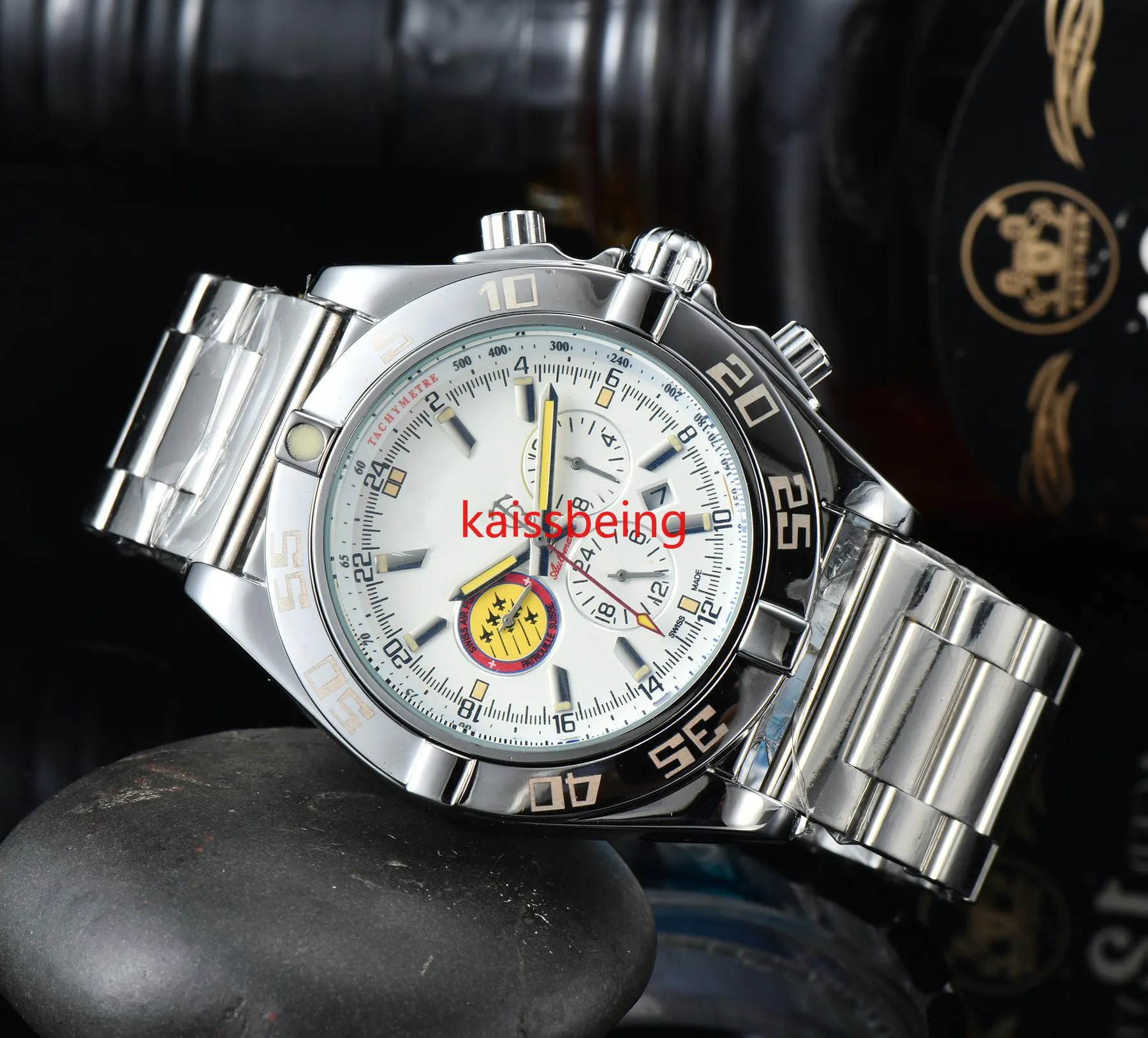 138 Montre pour hommes Mouvement mécanique automatique Montres de marque Bracelet en caoutchouc Sports d'affaires Montres transparentes Montres miroir en cristal importées