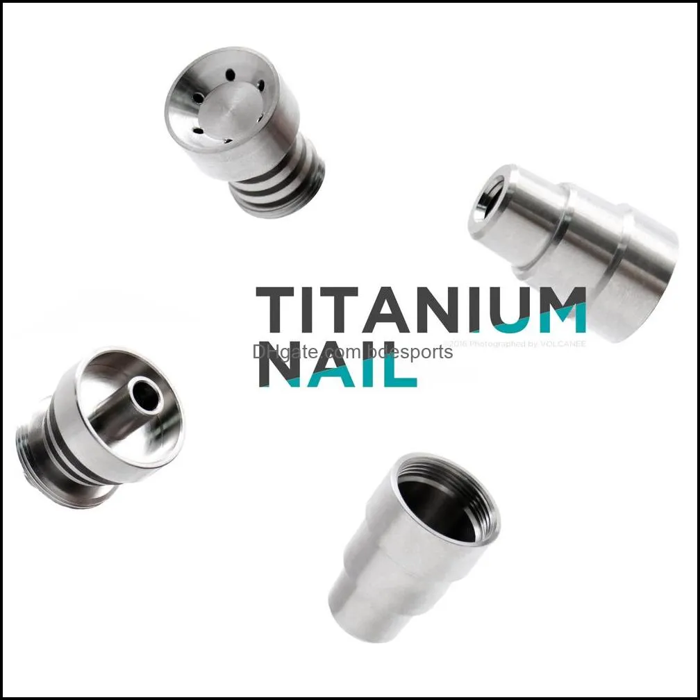 Different Types Hand Tools Domeless Titanium Nail 10mm 14mm 19mm Male & Femal Joint 2/4/6in