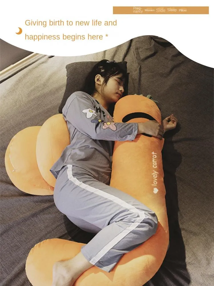 Coussin/Oreiller décoratif Soutien de la taille des femmes enceintes Coussin de sommeil latéral Coussin de sommeil pour les jambes/Décoratif