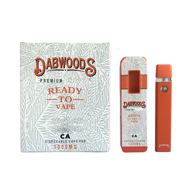 Dabwoods Disposable Pod device Vape Pen Rechargeable E Cigarettes Empty Dab Pen Micro USB 1.0ml Cartridge 280mAh Battery Start Kits With Box Packaging