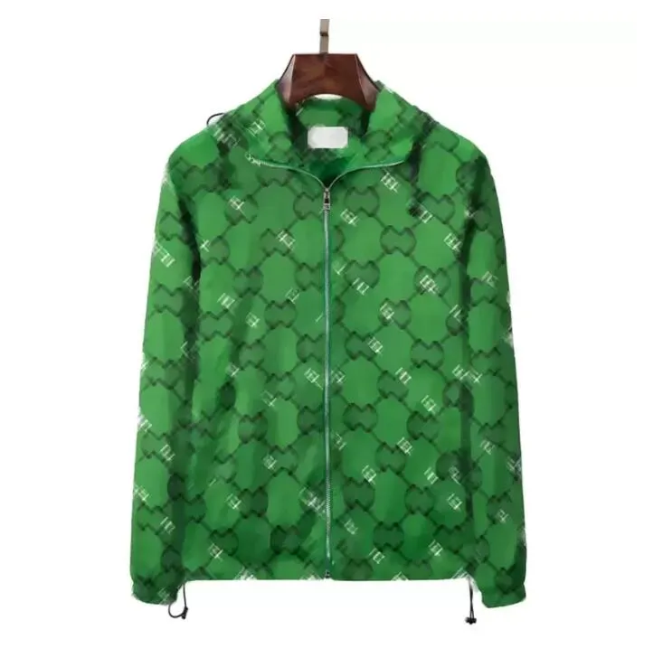디자이너 재킷 패션 윈드 브레이커 긴 슬리브 남자 재킷 후 까마귀 의류 동물 편지 패턴 옷 m-xxxl