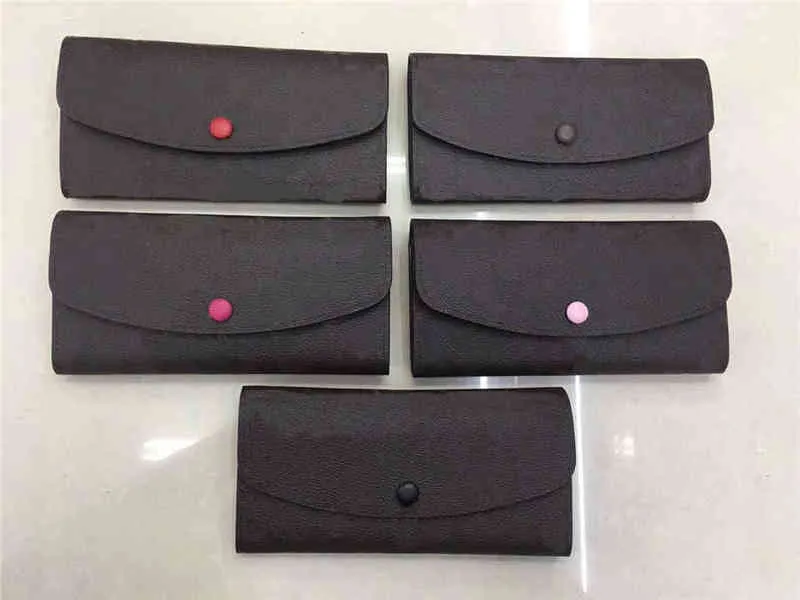 2023 Wholesale 9 colors fashion single zipper pocke men women leather wallet lady ladies long purse with orange box card