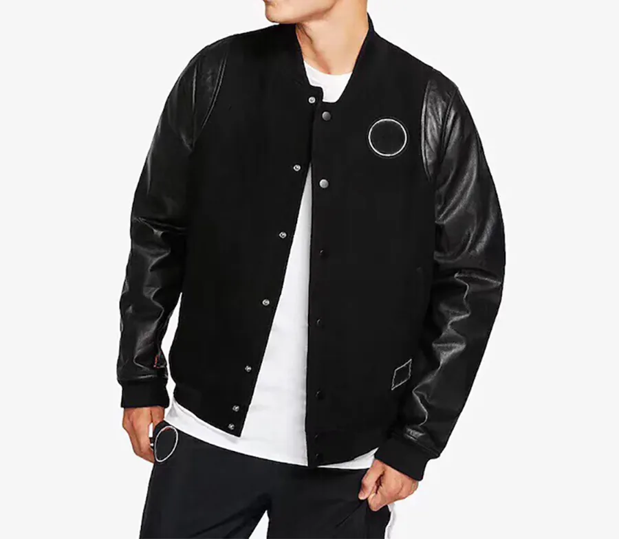 Stylish Unisex Designer Matric Baseball Jackets In Woolen Leather For