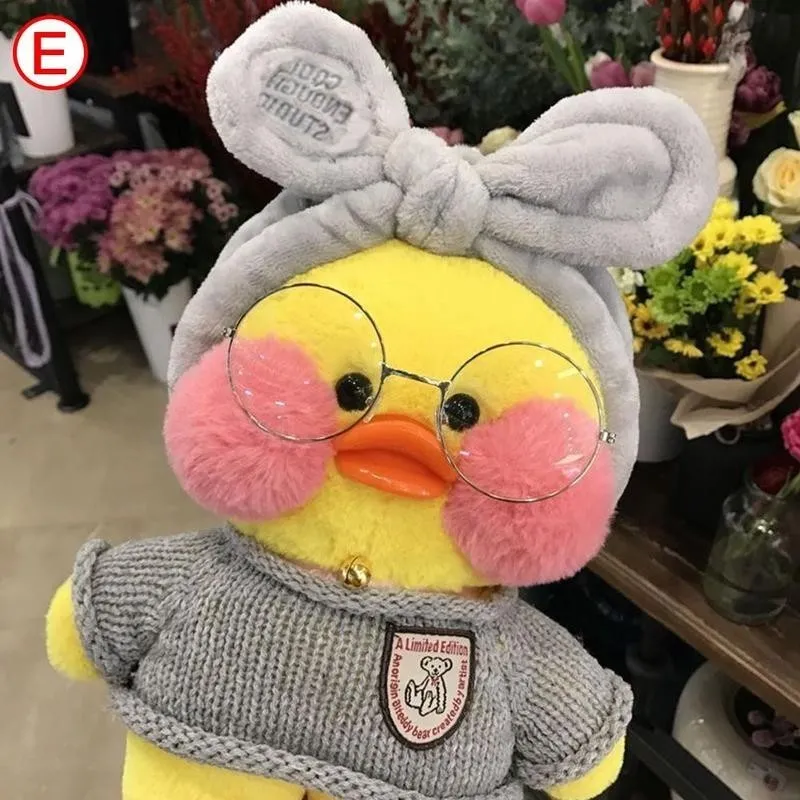 30cm Flifan Duck Cute Stuffed Toy Duck Pato Lalafanfan Paper Duck Hug  Kawaii Plush Animals Toys