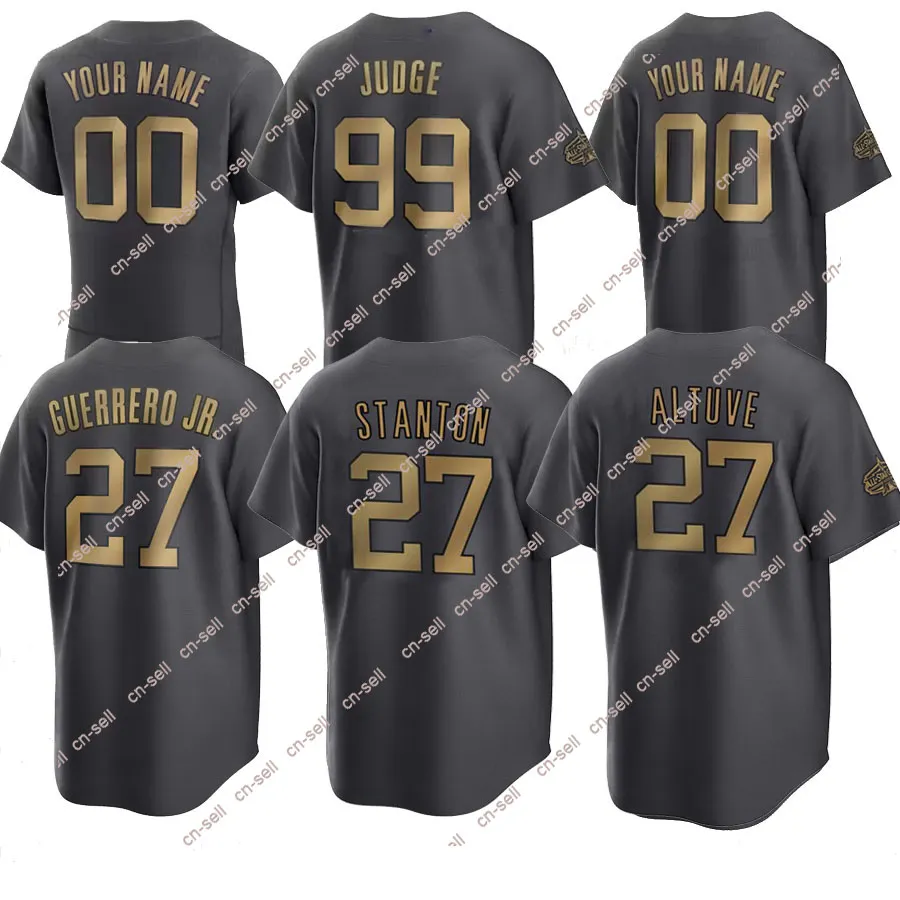 Aaron Judge Baseball Jersey DJ LeMahieu 2022 All-Star Yankees Giancarlo Stanton Anthony Rizzo Jose Trevino Nestor Cortes Joey Gallo Torres Clay Holmes Gerrit Cole