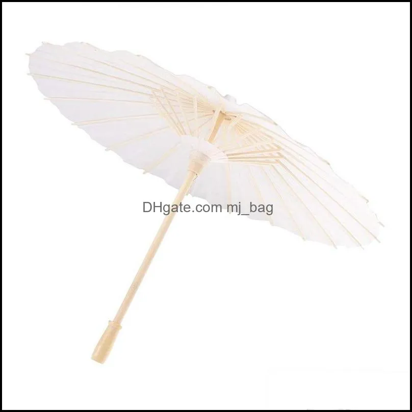 back to school white paper umbrella for craft photography prop stage and wedding party decor children diy art hand painted craft