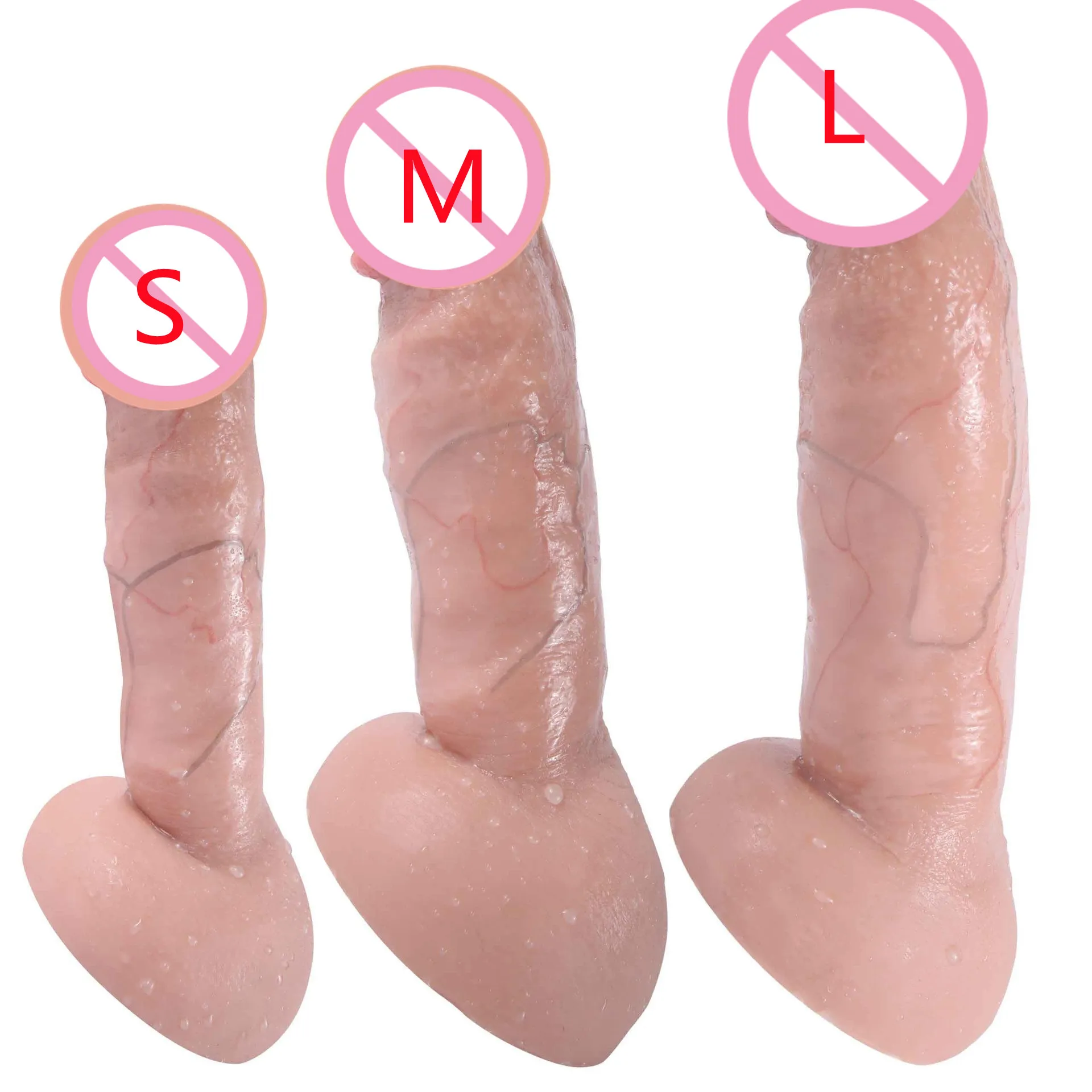 Силиконовый Dilldo Butt Plug Sexyy Toys Big Dick мягкий дилдо женщина реалистичный пенис sexytoy femme мастурбатор интимные фаллоимитаторы для женщин