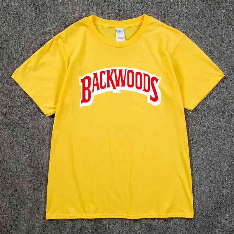 BACKWOODS تي شيرت 2022 العلامة التجارية الجديدة الرجال قصيرة الأكمام تي شيرت قطني موضة الشارع الهيب هوب روك الشارع الشهير الرجال غنيمة التي شيرت