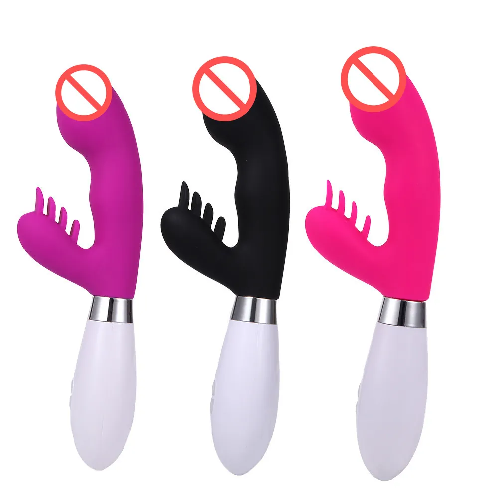 Vibrador de punto G para mujer, estimulador de clítoris resistente al agua, vibradores de clítoris orales, varita mágica AV íntima, masajeador, juguetes sexys para adultos