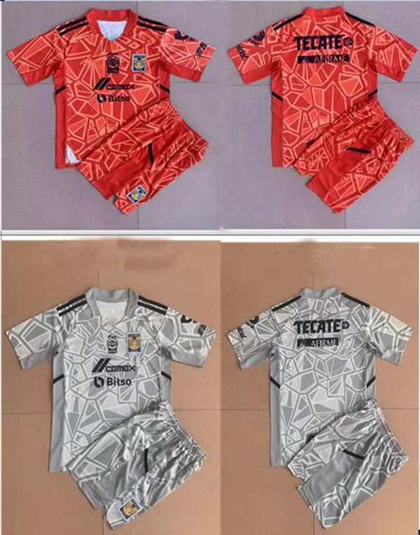 Liga MX 2022 2023 Tigres Goalkeeper Soccer Jerseys Kits GIGNAC THAUVIN