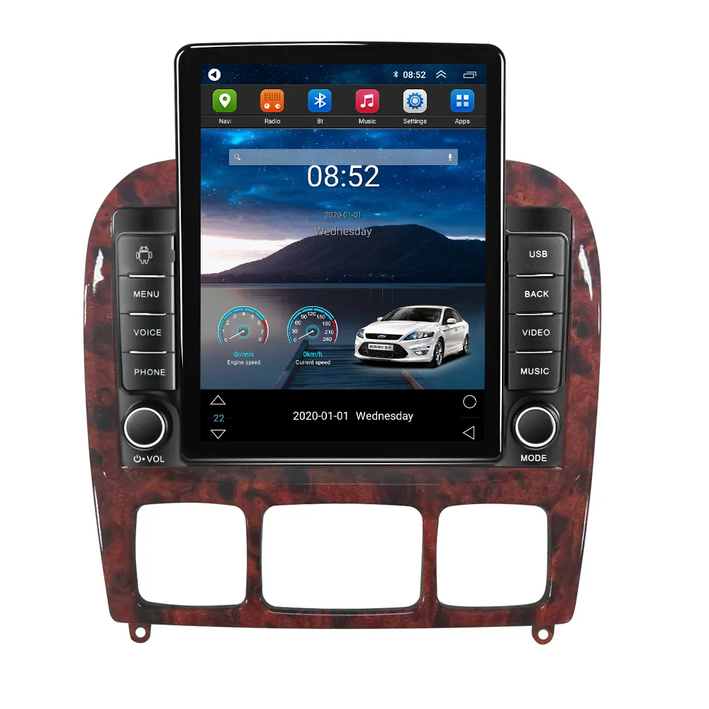 Car Video GPS Radio 9 Inch Android Mp5 Multimedia Player For 1998