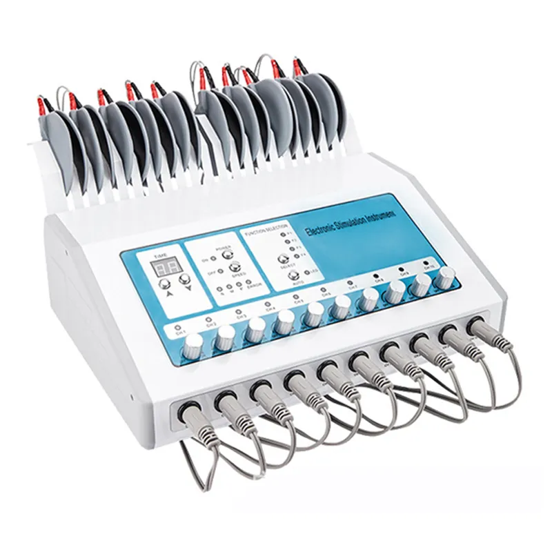 EMS Chauffage infrarouge lointain 2 en 1 Stimulation musculaire électronique Corps Minceur Soulagement de la douleur Soins de guérison Perte de graisse Ondes russes Thérapie par impulsions électroniques à microcourant