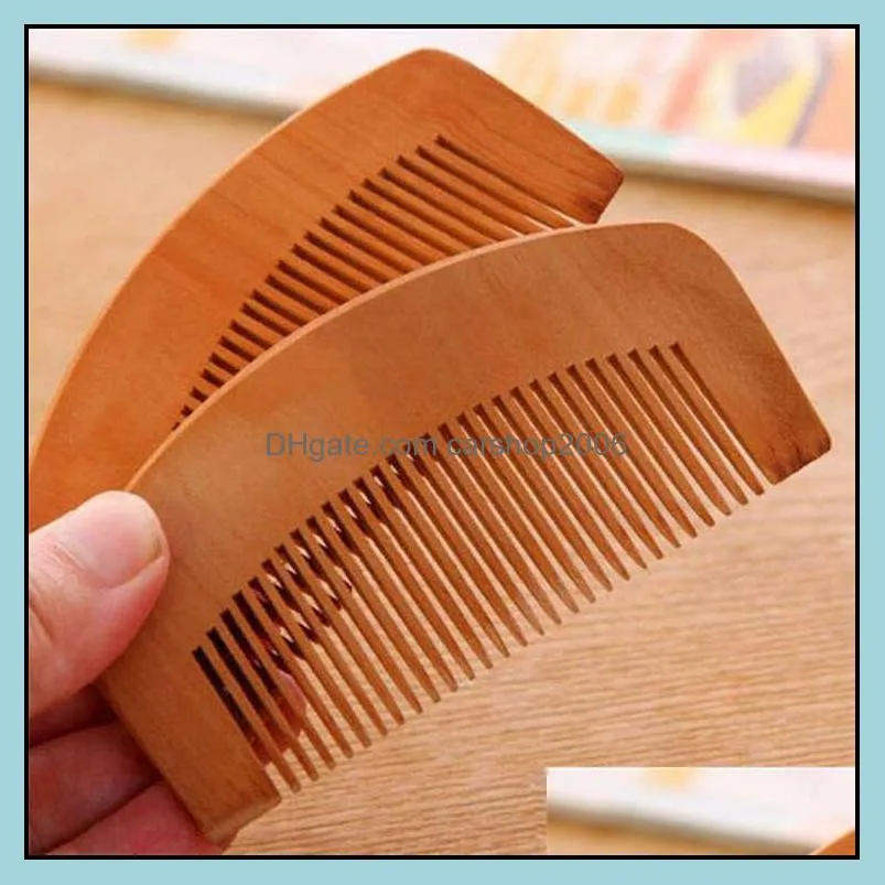 wood comb custom your logo beard comb customized combs laser engraved wooden hair comb for men grooming sun moon