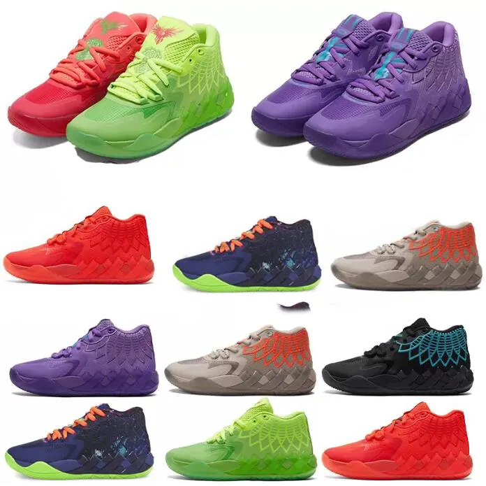 lamelo ball shoes blue and black