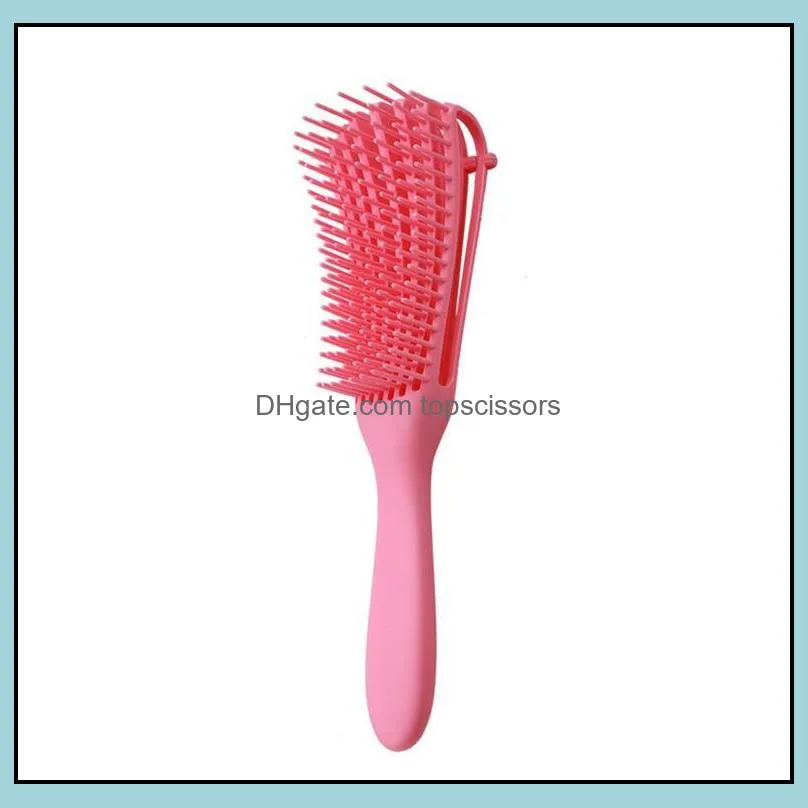 Scalp Massage Comb Detangling Brush Natural Hair Detangler  Removal Comb Non-slip Design For Curling Wavy Long Hair Free SHip