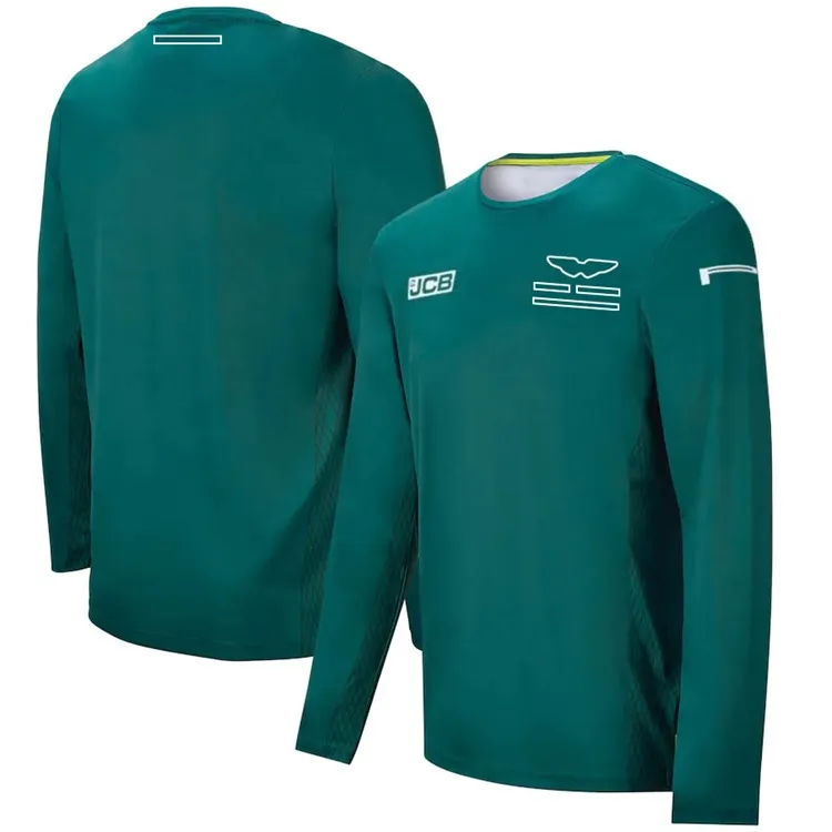 Uniformes de l'équipe de course F1 2023, T-shirt d'été à manches longues pour hommes, à séchage rapide, les mêmes uniformes de course de Formule 1 peuvent être personnalisés