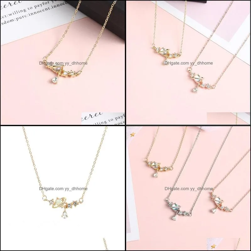 Simple Pendant Necklace Tooth-shaped Clavicle Chain Necklaces