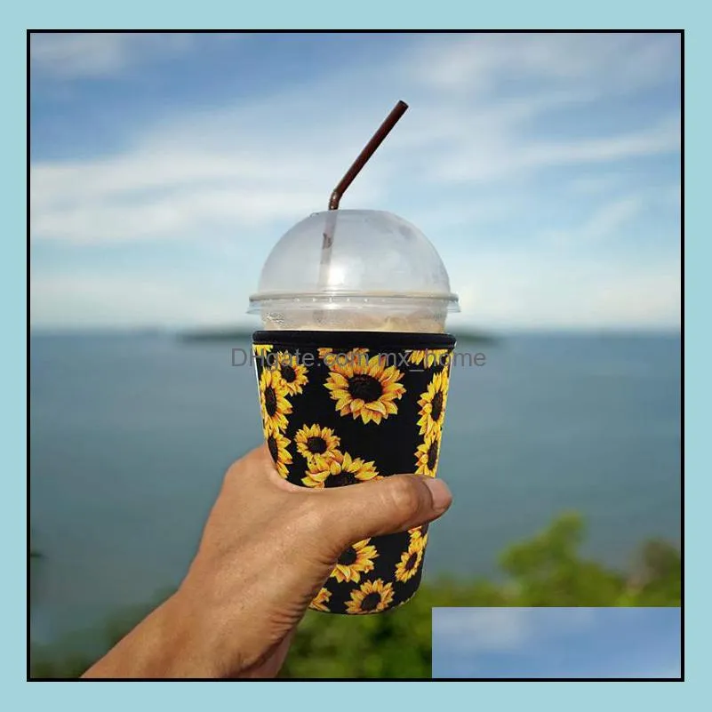 other drinkware iced coffee sleeve neoprene cold drinks beverages insulator 30oz 20oz 16oz printed cup holder reusable cups accessories