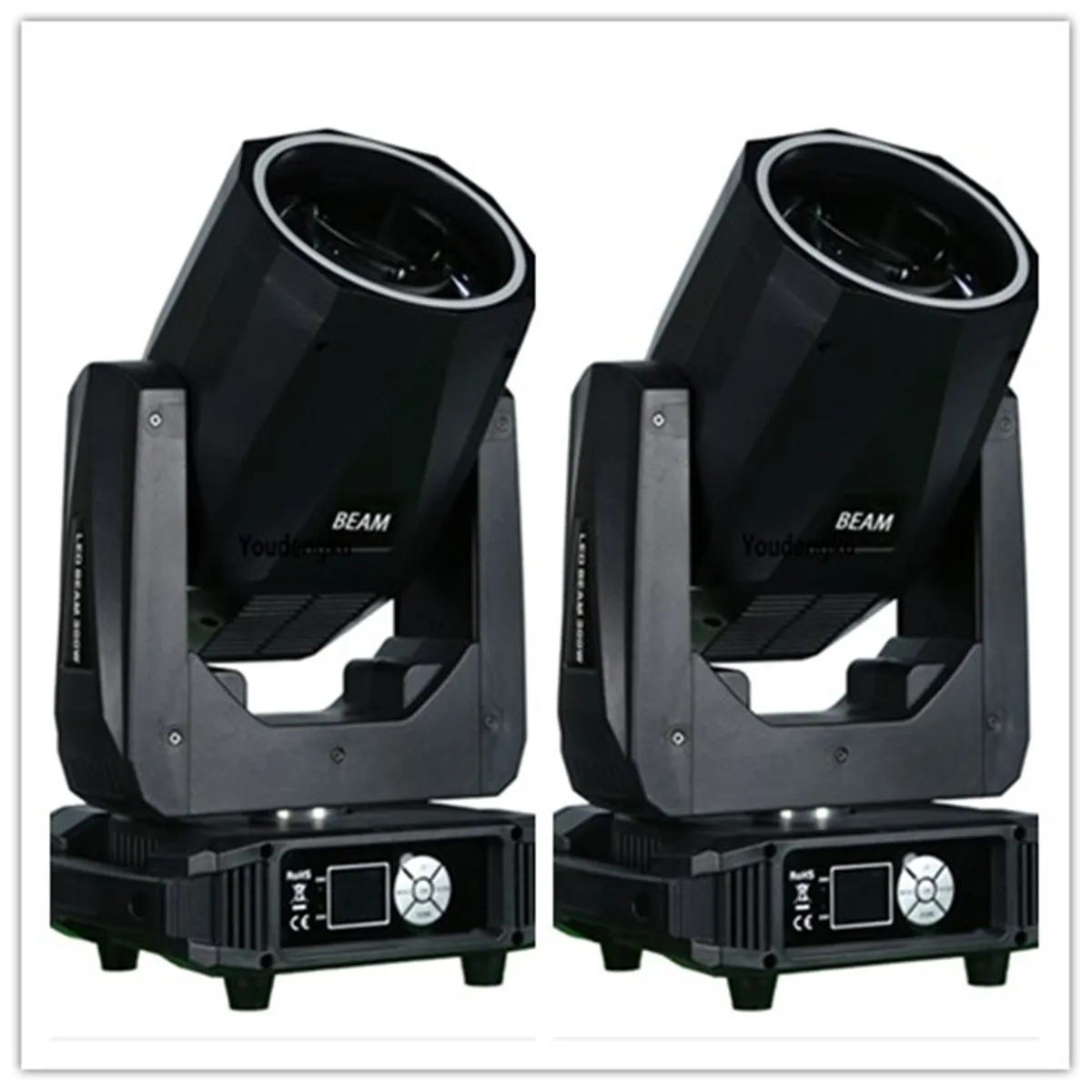 2pcs Super 300w LED Beam moving head lights sharpy Movinghead 300 watt dj Party LED DMX lighting