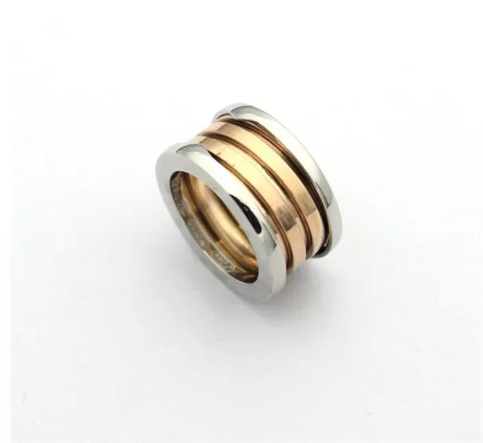 2022 Gold Rings 316L Titanium Steel Nail Ring Fashion Couple Ring