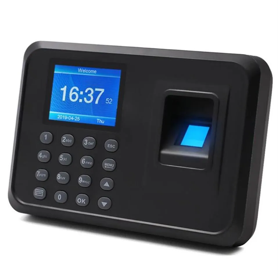 Parmak İzi Erişim Kontrolü Biyometrik Zaman Katılım Sistemi Saat Kayıt Cihazı Ofis Çalışan Cihazı 272m