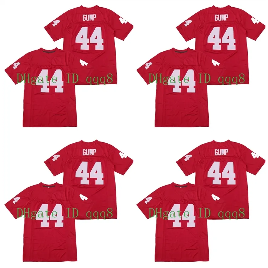 NA85 44 Forrest Gump Jersey Tom Han Red Film Futbol Forması Dikişli Boyut S-XXXL