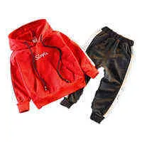 2019-Autumn-Baby-Boys-Clothing-Sets-Fashion-Girls-Hooded-Sweatshirt-And-Pants-Suit-Children-Clothing-Tracksuit