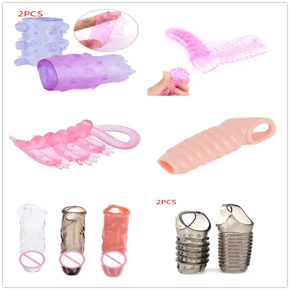 2PCS/1PCS Foreskin Correction Cock Rings Adult Sex Products For Men Silicone Flexible Penis Rings Male Glans Penis Block