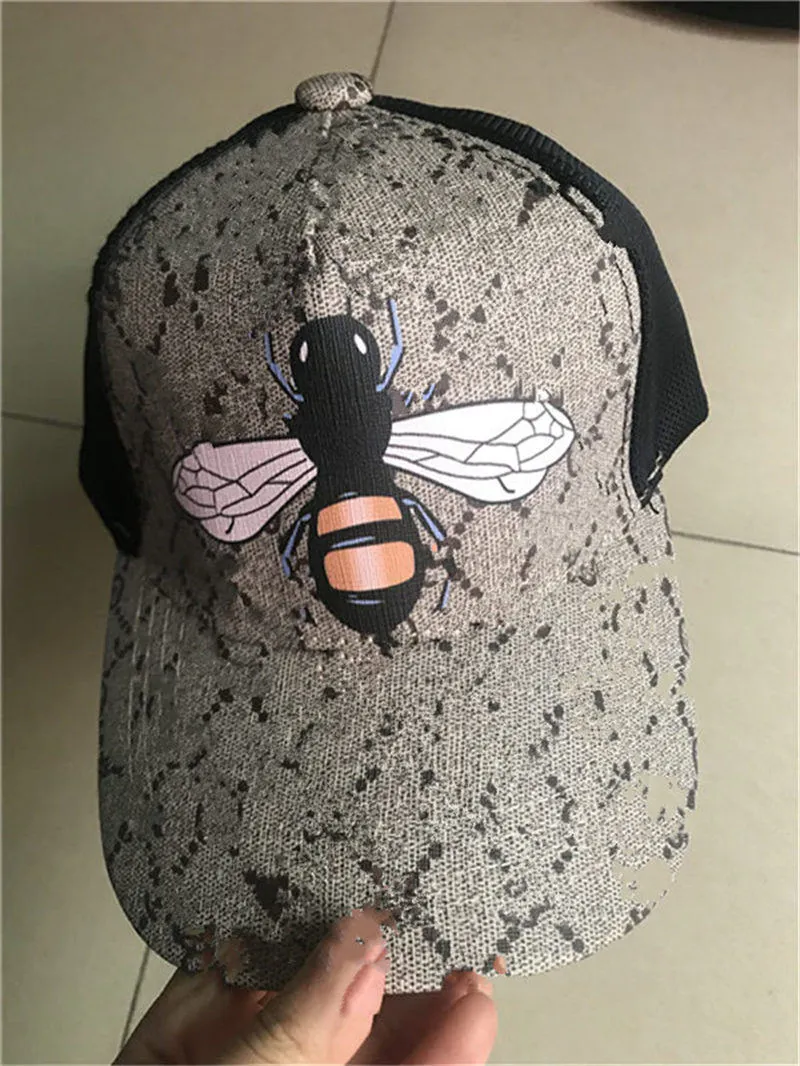 Cappellini da baseball 2023 Designer Uomo Baseball donna Cappelli con testa di tigre ape serpente leopardo Osso ricamato Uomo Donna casquette Cappello da sole gorras Berretto da camionista in rete sportiva