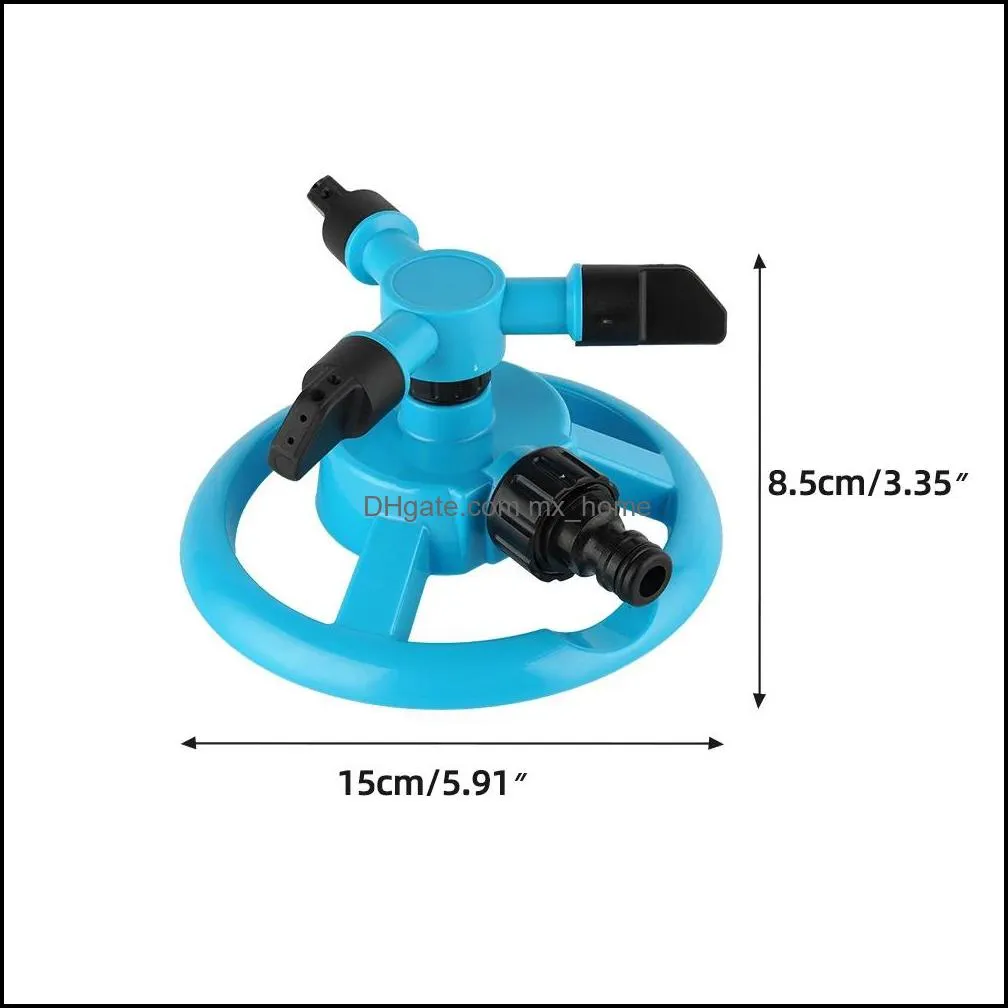 360 degree watering equipments automatic rotary garden lawn sprinkler system fast coupling lawns rotary nozzle gardens irrigation