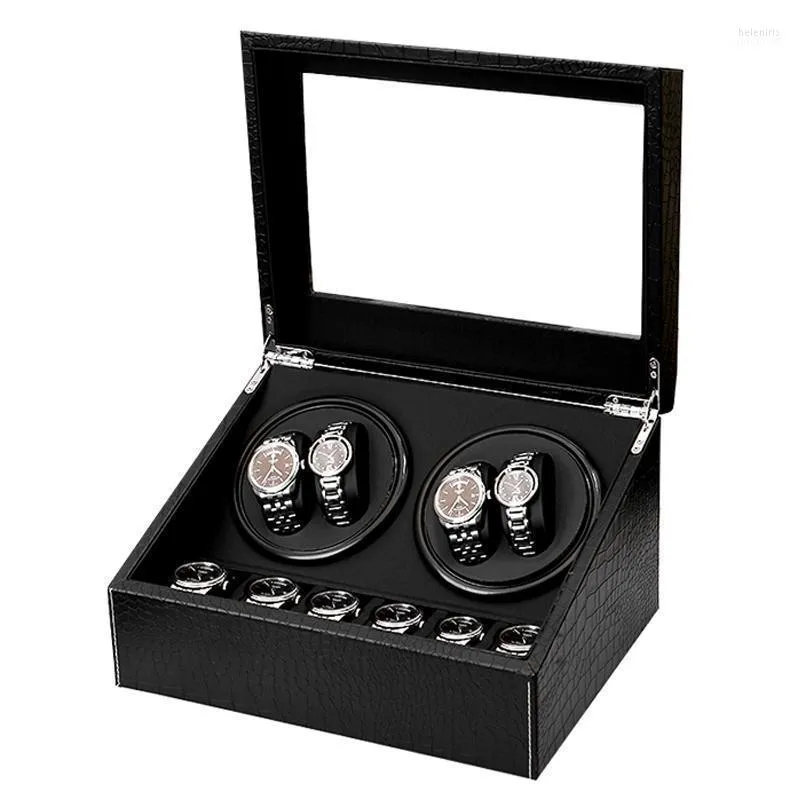 High Quality Watch Leather Belt Male Winder With Automatic Stop