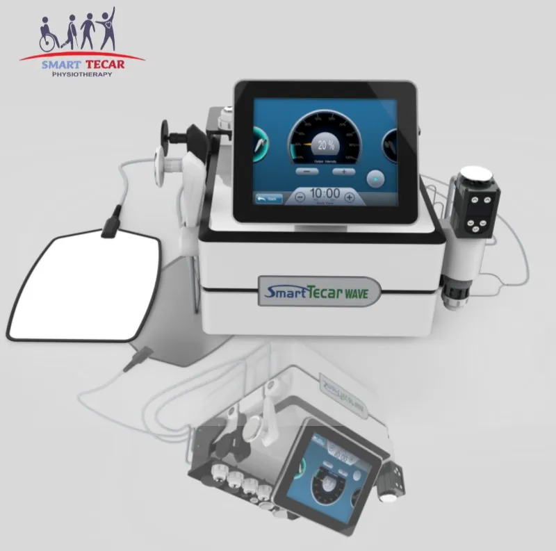 Portable Smart Tecar Terapia Maszyna Maszyna Maszyna WIHT ESWT ESWT Shockwave Wyposażenie niskiej bólu pleców ED Erectele Dysfunction Fale