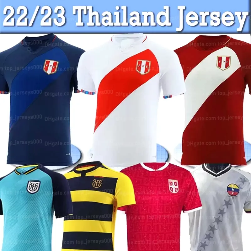 2021 2022 Peru Soccer Jersey Serbia Copa America Ecuador Jerseys