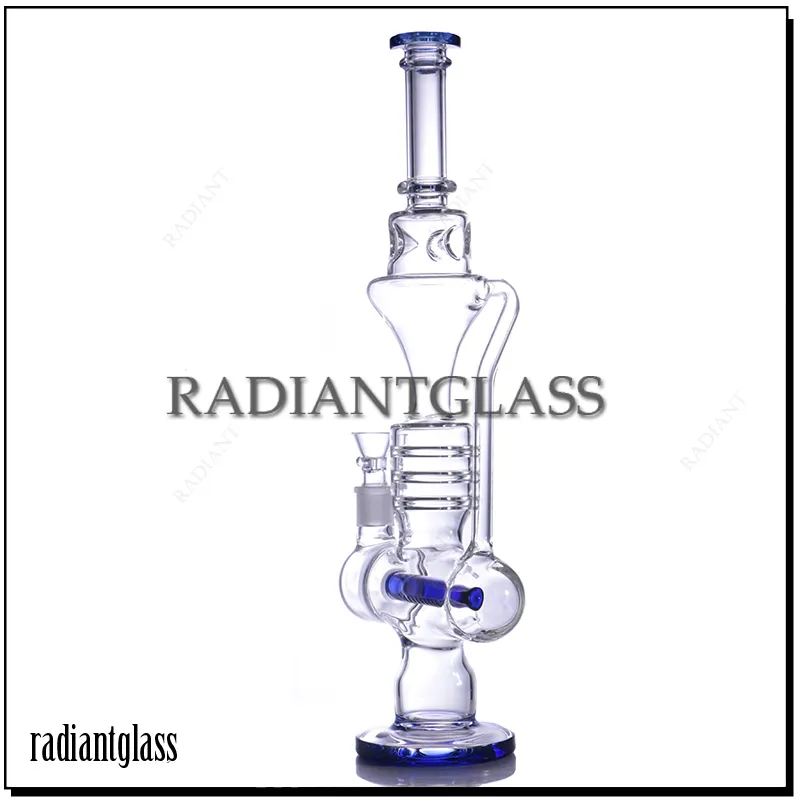15.4 '' Tall Hookahs One-Arm inline recycler Bong Water Rookpijp