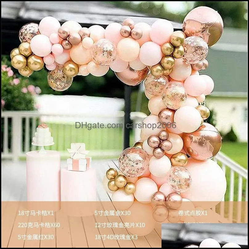Balloon Garland Arch Kit Wedding Birthday Party Decoration Confetti Latex Balloons Gender Reveal Baptism Baby Shower Decorations 5839