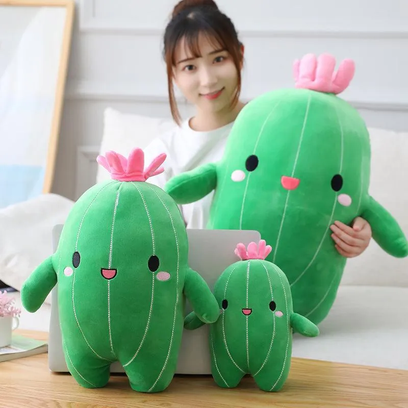 Fyllda djur Partihandel Cartoon Plysch Leksaker Lovely Cactus Pillow 25cm Dolls