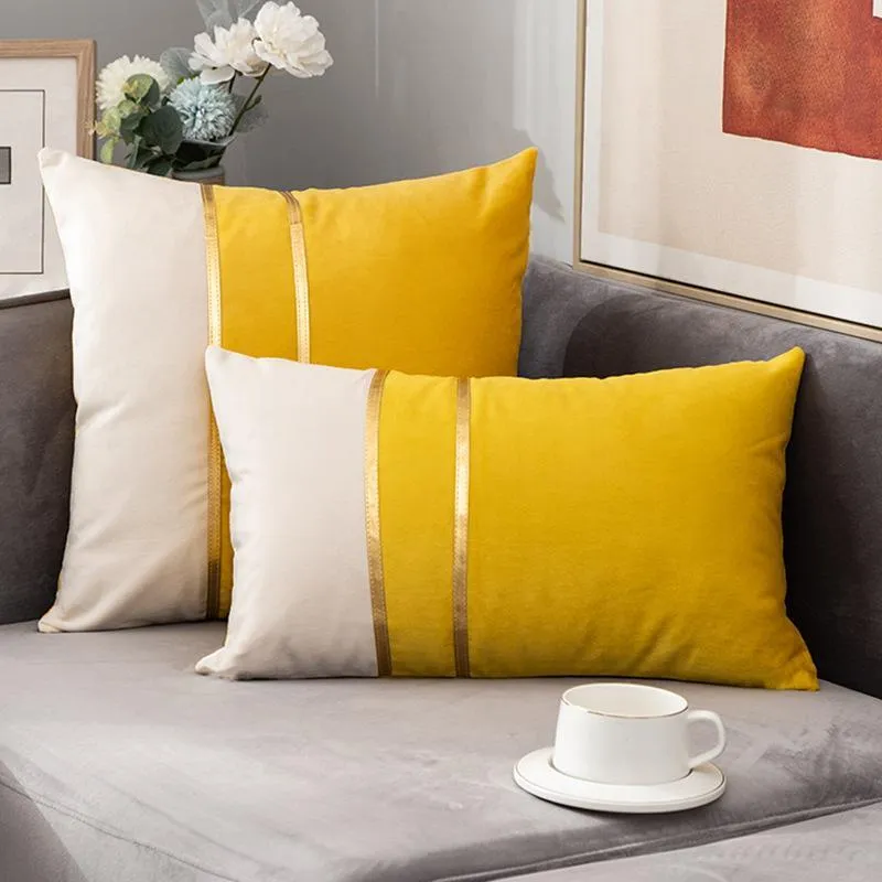 Pillow Case 45*45 30*50 Luxurious Sofa pillowcase Soft Velvet Bedside Cushion Multicolor Pillowcases Wholesale A02