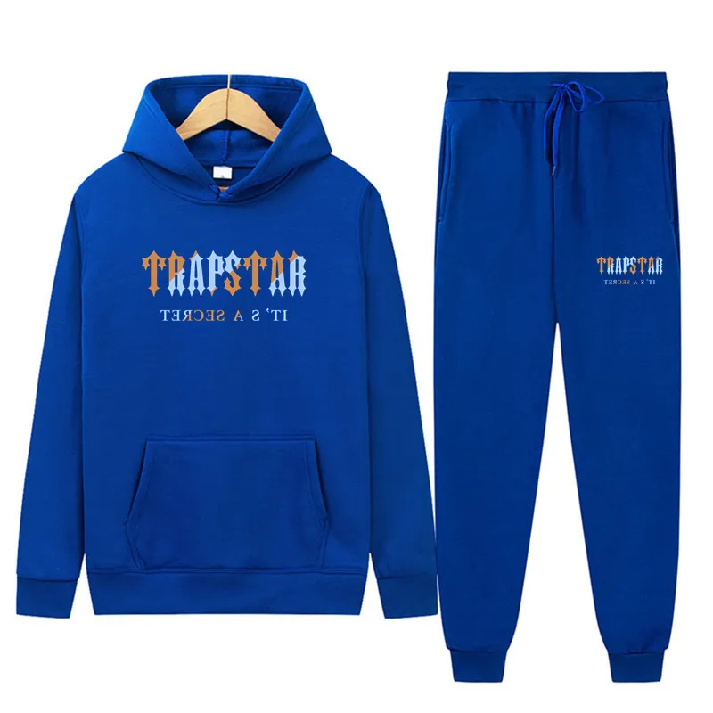 مصمم TrapStar Tracksuits العلامة التجارية المطبوعة للملابس الرياضية الرجال الشتاء بالإضافة