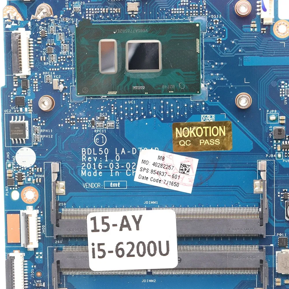 Carte Mère Neuve Pour HP X360 310 G1 Convertible - Référence LA-B151P, Processeur Intel Pentium N2840