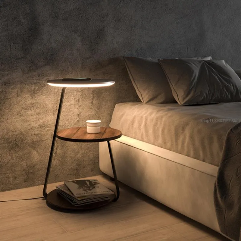 Floor Lamps Coffee Table Lamp Restaurant Metal Led Acrylic White